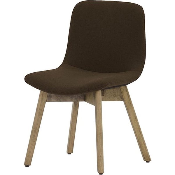 Chaise Giza buk, marron - Cablo 4, Couleur des pieds: Hêtre noir wax