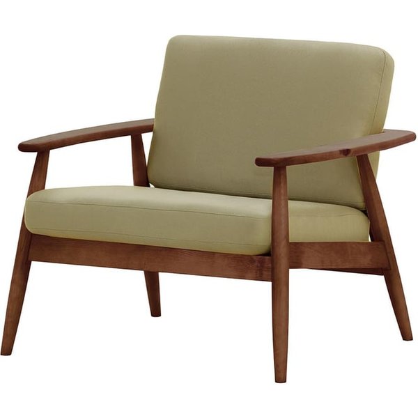 Fauteuil de jardin Demure Aqua, Kanaria 7005, Couleur des pieds: 8007 Chêne foncé