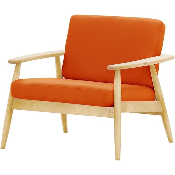 Fauteuil de jardin Demure Aqua, Kanaria 7015, Couleur des pieds: 8001 Chêne clair