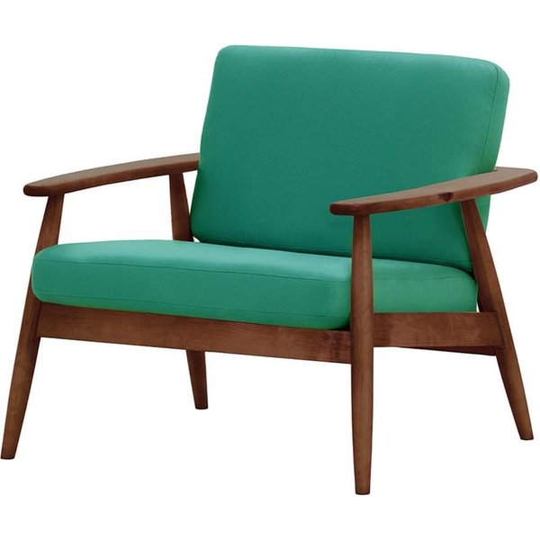 Fauteuil de jardin Demure Aqua, Kanaria 7020, Couleur des pieds: 8007 Chêne foncé