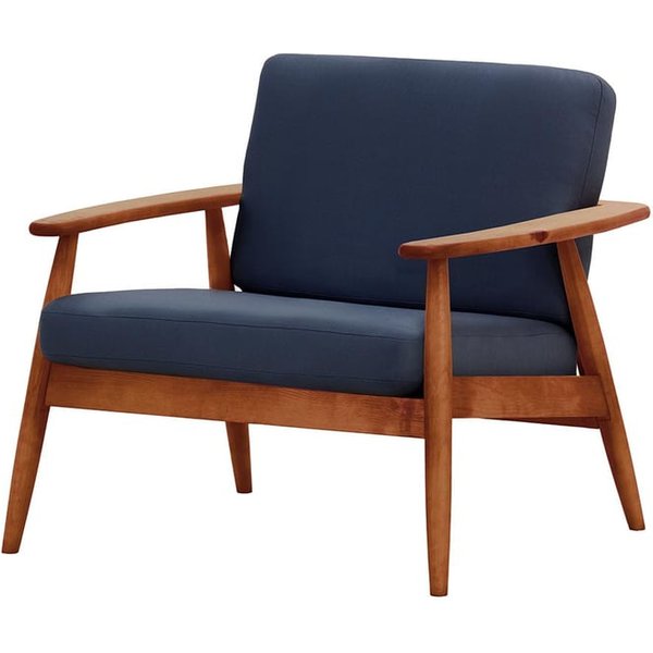 Fauteuil de jardin Demure Aqua, Kanaria 7024, Couleur des pieds: 8011 aveo