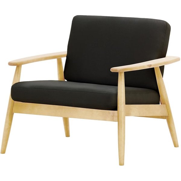 Fauteuil de jardin Demure Aqua, Kanaria 7031, Couleur des pieds: 8001 Chêne clair