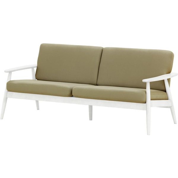 Canapé de jardin trois places Demure Aqua, Kanaria 7005, Couleur des pieds: 8035 blanc