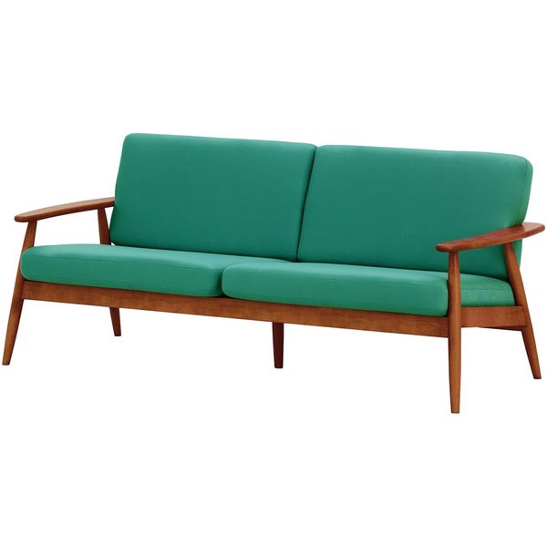 Canapé de jardin trois places Demure Aqua, Kanaria 7020, Couleur des pieds: 8011 aveo