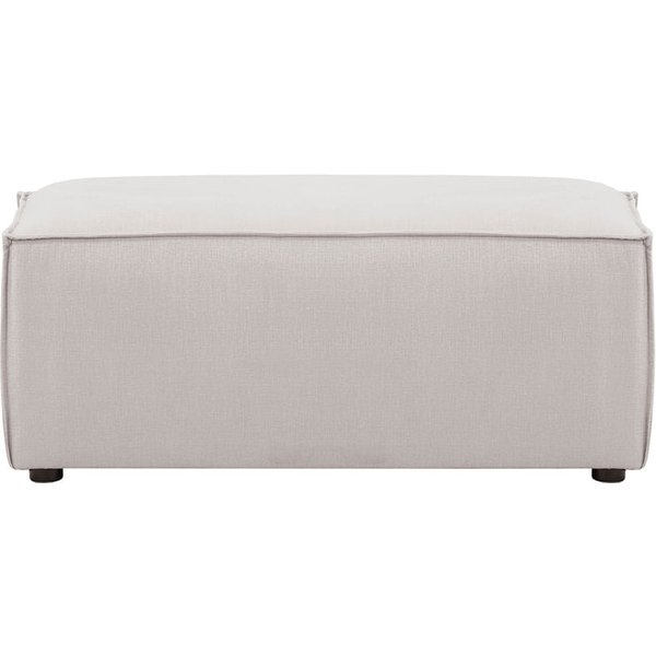 Pouf moyen Charles (P2), gris éléphant - Velluto 17