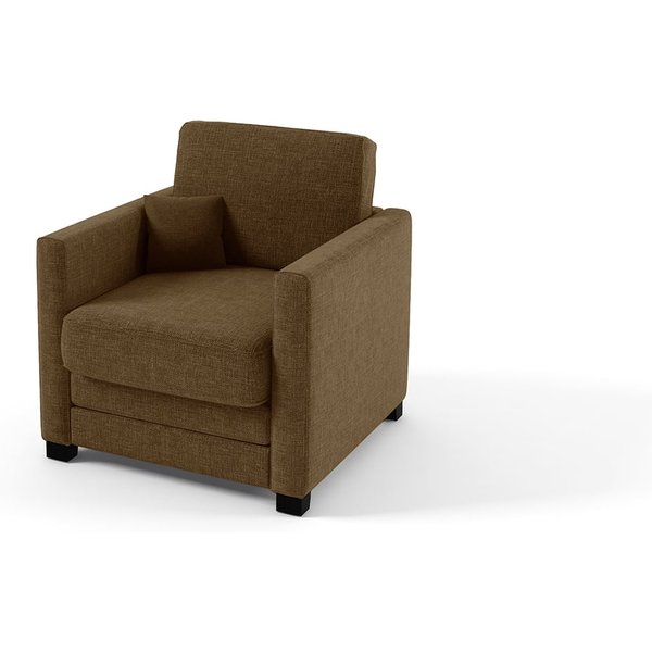 Fauteuil avec fonction lit Boom, marron clair - Sawana 25