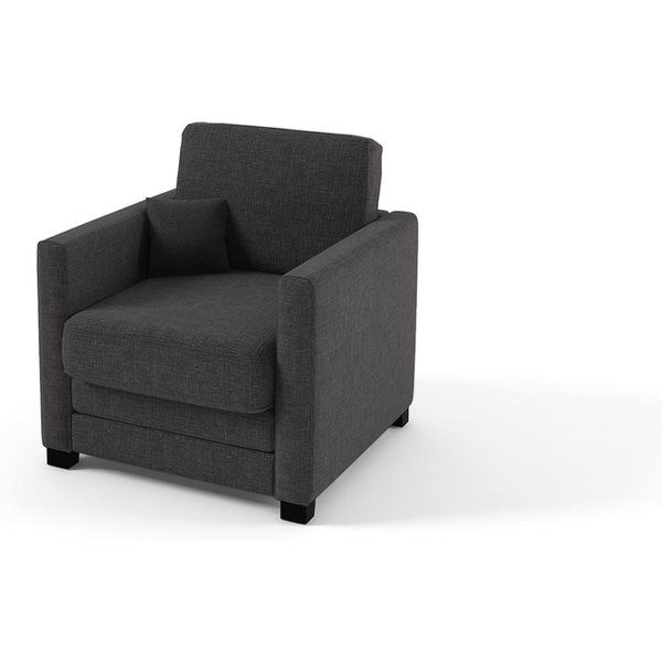 Fauteuil avec fonction lit Boom, gris foncé - Sawana 5