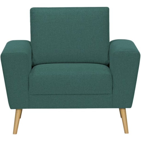 Fauteuil Cosy, turquoise foncé - Bergamo 86