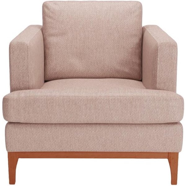Fauteuil Scarlett Eco, Stelar 52 - Rose, Couleur des pieds: aveo