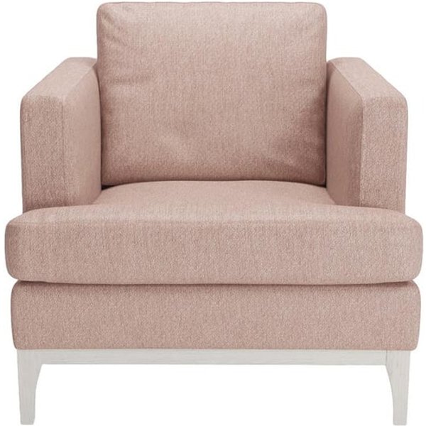 Fauteuil Scarlett Eco, Stelar 52 - Rose, Couleur des pieds: Blanc