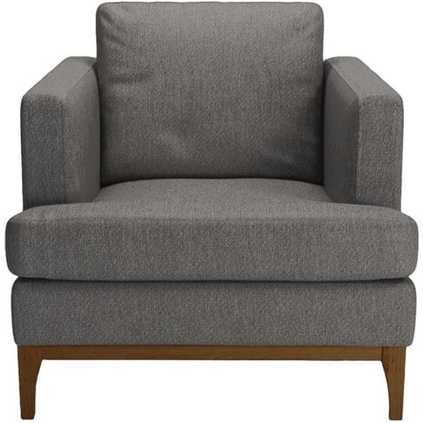 Fauteuil Scarlett Eco, Stelar 97 - Dark Grey, Couleur des pieds: Chêne foncé