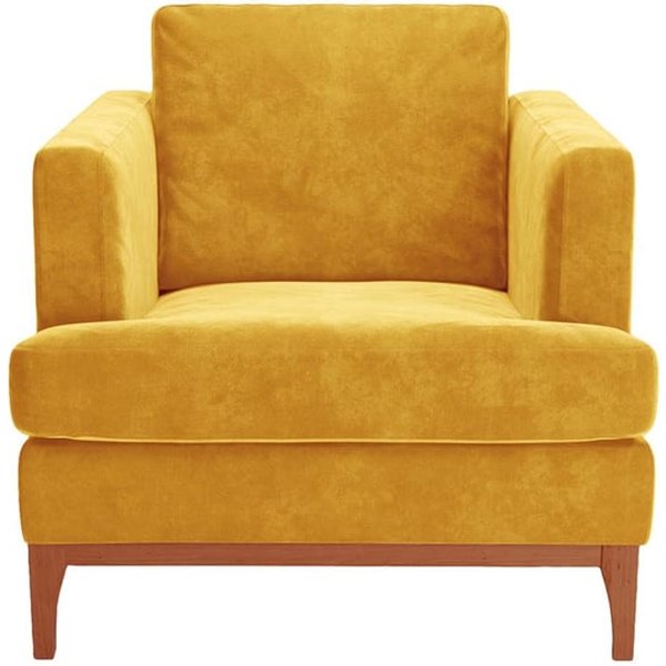 Fauteuil Scarlett Eco, Terra 48, Couleur des pieds: aveo
