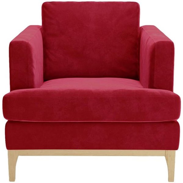 Fauteuil Scarlett Eco, Terra 58, Couleur des pieds: Chêne clair