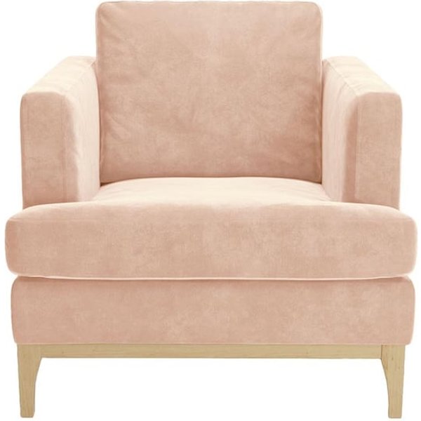 Fauteuil Scarlett Eco, Terra 61, Couleur des pieds: Chêne clair