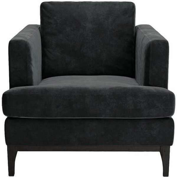 Fauteuil Scarlett Eco, Terra 99, Couleur des pieds: Noir