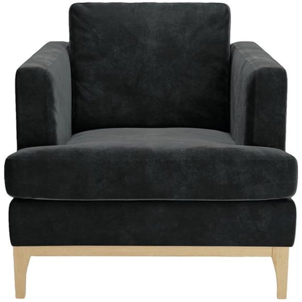 Fauteuil Scarlett Eco, Terra 99, Couleur des pieds: Chêne clair