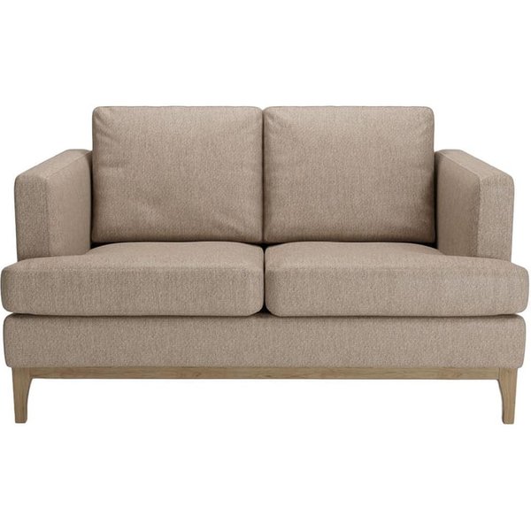 Canapé deux places Scarlett Eco, Stelar 16 - Beige, Couleur des pieds: Noir wax