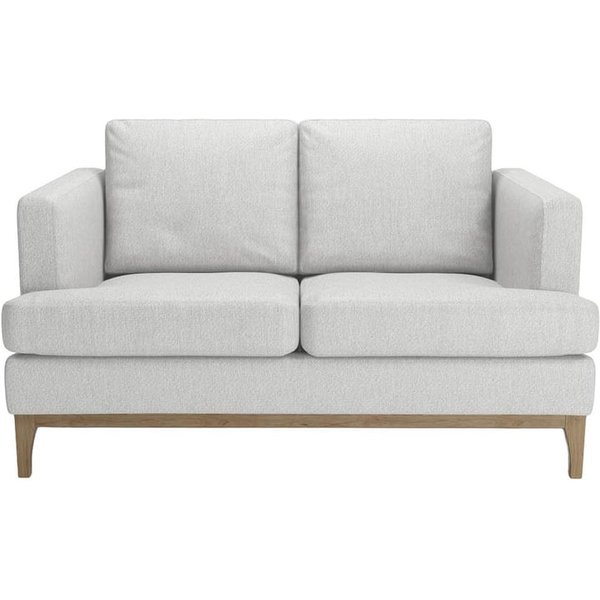 Canapé deux places Scarlett Eco, Stelar 81 - Light Grey, Couleur des pieds: Noir wax