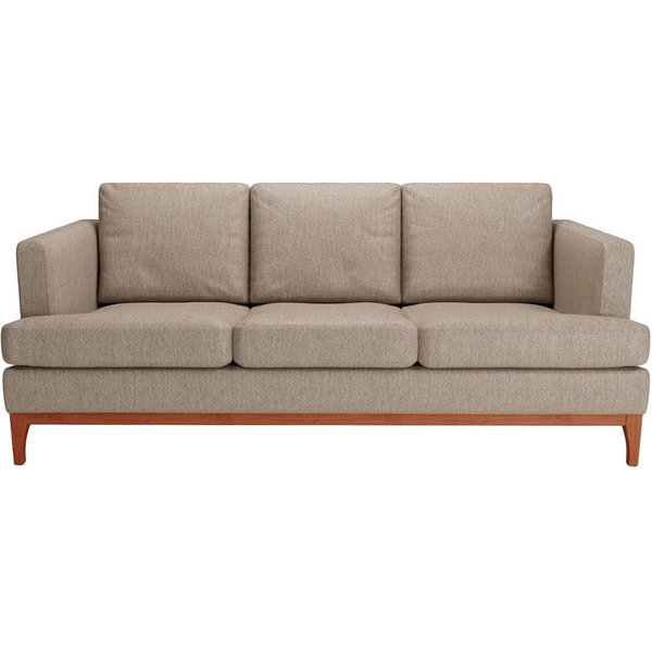 Canapé trois places Scarlett Eco, Stelar 16 - Beige, Couleur des pieds: aveo