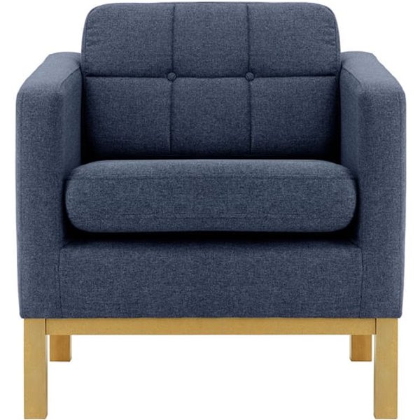 Fauteuil Normann, Malmo 79, Couleur des pieds: Chêne clair