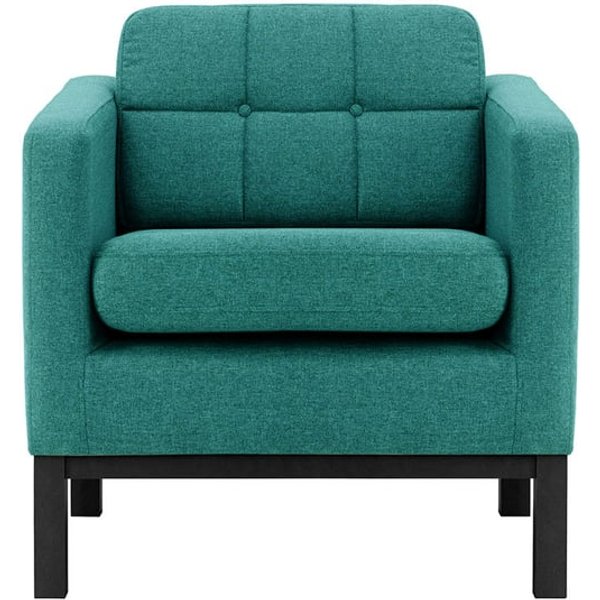 Fauteuil Normann, Malmo 85, Couleur des pieds: Noir