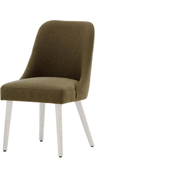 Chaise Albion, marron - Metro 24, Couleur des pieds: Blanc