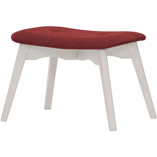 Repose-pied Ducan Malmo, bordeaux - Malmo 63, Couleur des pieds: Blanc