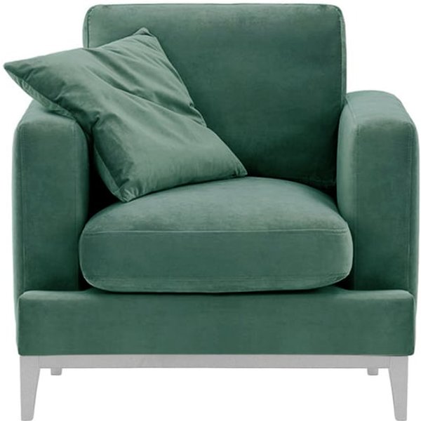 Fauteuil Covex Wood, bleu - Velluto 12, Couleur des pieds: Blanc