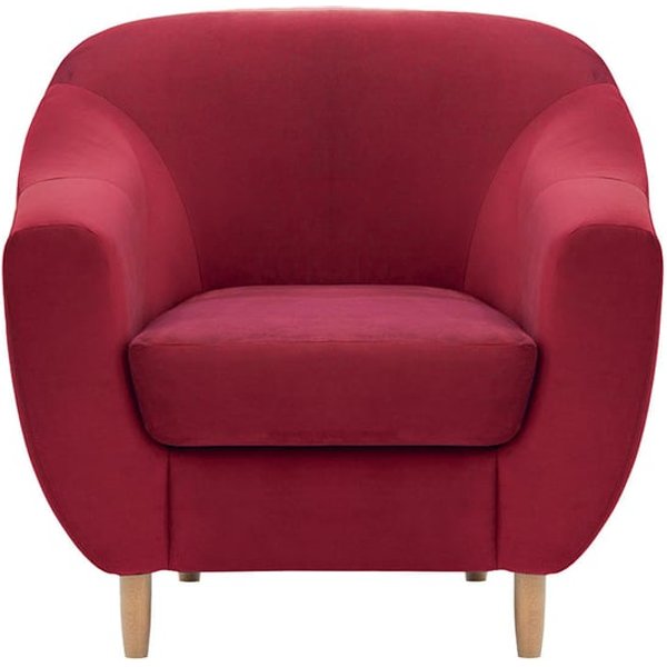Fauteuil Salma, Teddy granite - graphite, Couleur des pieds: Blanc