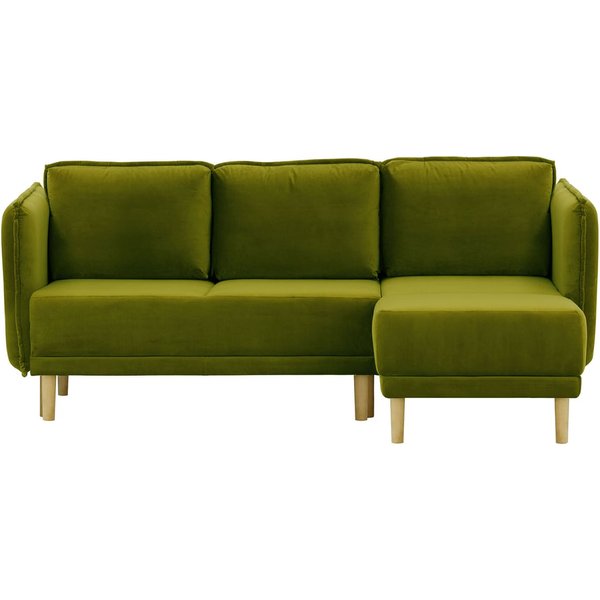 Canapé d’angle avec fonction lit Swift, olive - Velluto 9