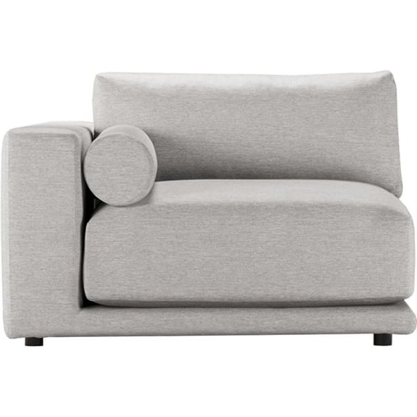Module une place avec accoudoir gauche Tao, Nordic 16 - gris