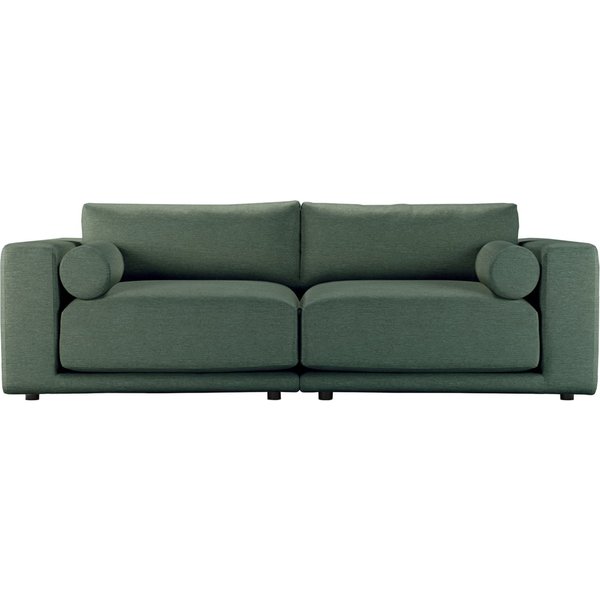 Canapé modulaire deux places Tao, Nordic 10 - vert foncé