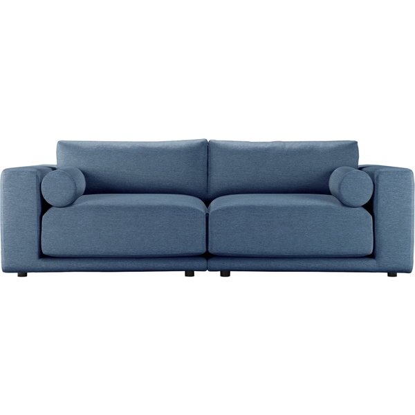 Canapé modulaire deux places Tao, Nordic 13 - bleu