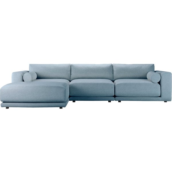 Canapé d’angle modulaire Tao, Nordic 12 - teal