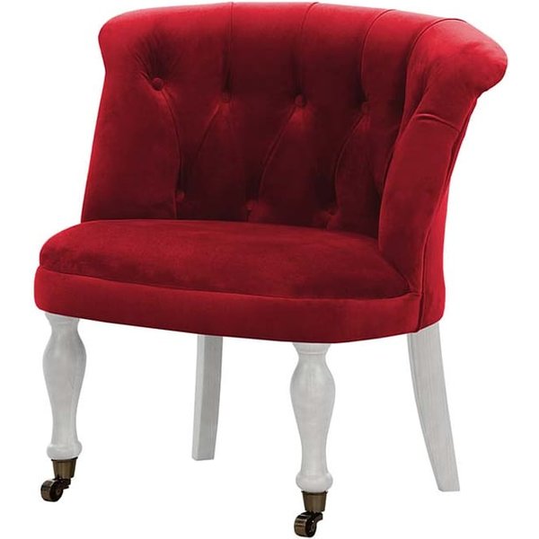 Chaise Schino, rouge foncé - Kronos 2, Couleur des pieds: Blanc