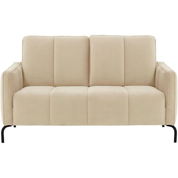 Canapé deux places Opus Velvet, beige clair - Velluto 2
