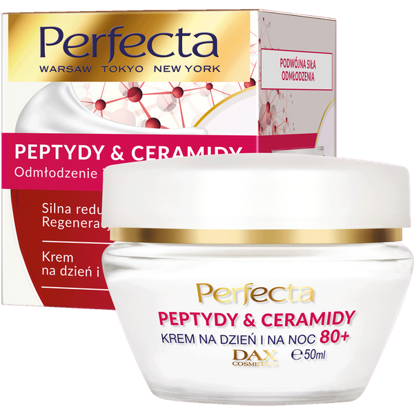 Perfecta Peptydy i Ceramidy Krem na dzień i na noc 80+ 50m