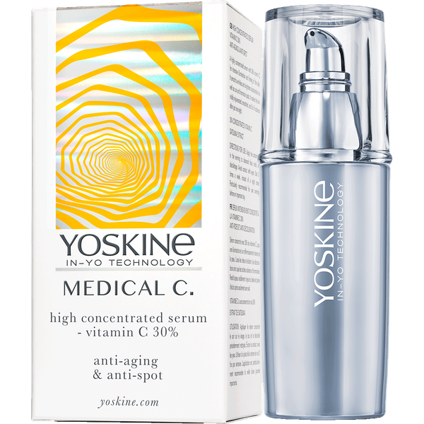 Yoskine Medical C. serum z Witaminą C 30% przeciw zmarszczkom i przebarwieniom z japońską witaminą C i ekstraktem z mandarynki Satsuma 30 ml