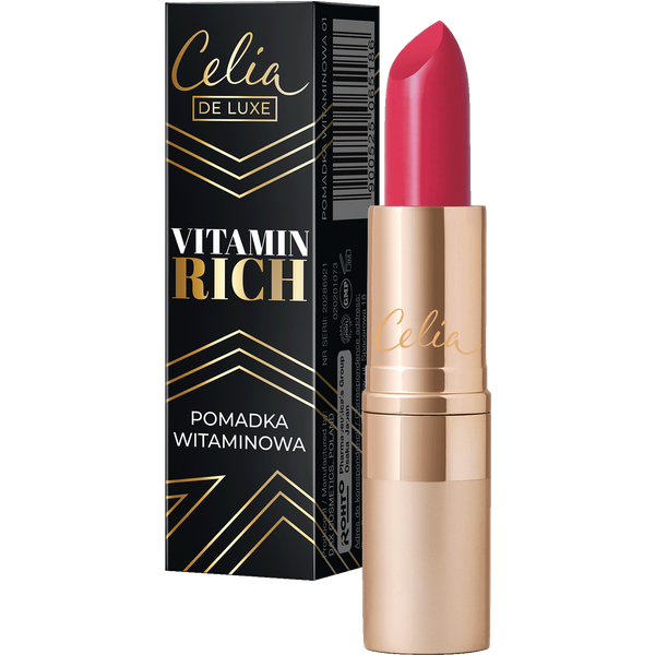 Celia Vitamin Rich Pomadka do ust witaminowa 04 klasyczny róż