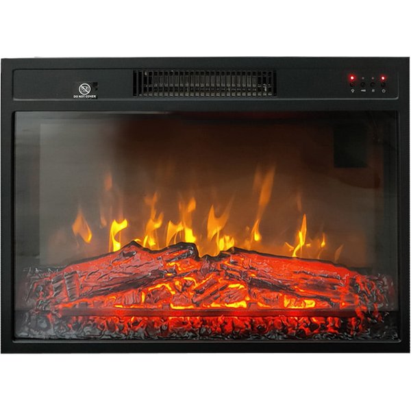 Cheminée électrique encastrable ElectricSun insert électrique 23 pouces, avec effet sonore, 3 couleurs, avec App, L59xH44cm