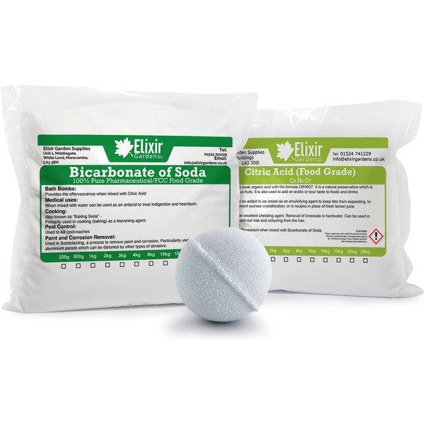 Bath Bomb Starter Kit (Citric Acid & Sodium Bicarbonate)