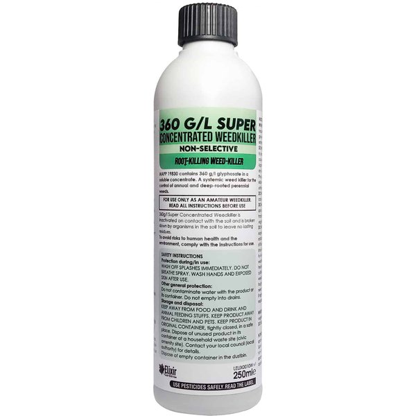 250ml 360g/l Glyphosate Weedkiller | Super Strength Root-Killing Concentrate