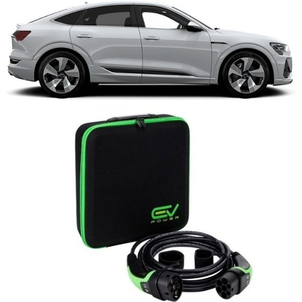 Type 2 to Type 2 - 10M - 32amp (3 Phase) - Audi E-Tron Sportback Charging Cable Type 2 to Type 2 10M 32amp - 3 Phase (22kW)