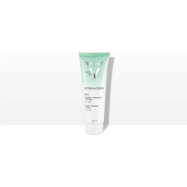 Vichy Normaderm 3 In 1 Esfoliante + Crema Detergente + Maschera 125Ml-image