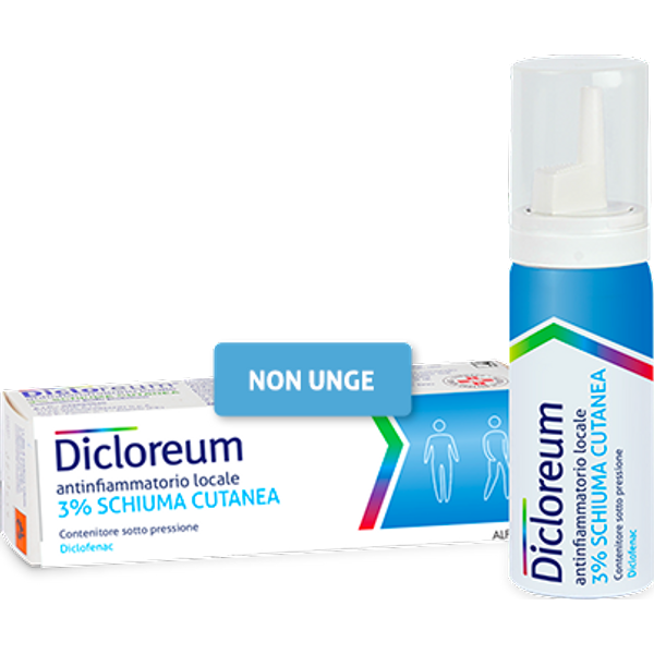 Dicloreum Antinfiammatorio Locale - 3% Schiuma Cutanea 50G-image