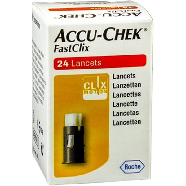 Accu-Chek Fastclix 24 Lancette - Pungidito Per Test Della Glicemia-image