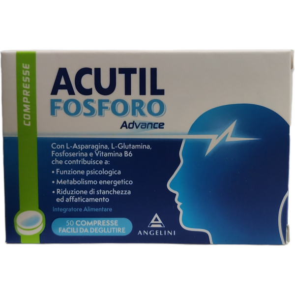 Acutil Fosforo Advance 50 Compresse - Integratore Alimentare Contro Stanchezza E Fatica-image