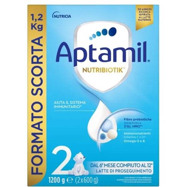 Nutricia Aptamil 2 - Latte Di Proseguimento Dai 6 Ai 12 Mesi 1200Gr-image