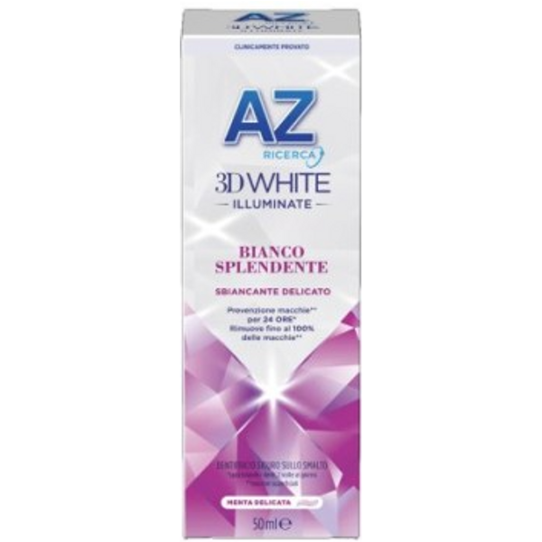 AZ Dentifricio 3D White Illuminate Bianco Splendente 50ML-image