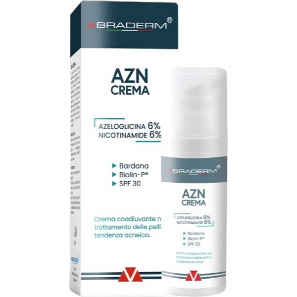 Braderm Azn Crema 30 Ml - Per Il Trattamento Delle Pelli A Tendenza Acneica-image